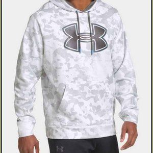Under Armour White & Gray Camo Sweatshirt Hoodie